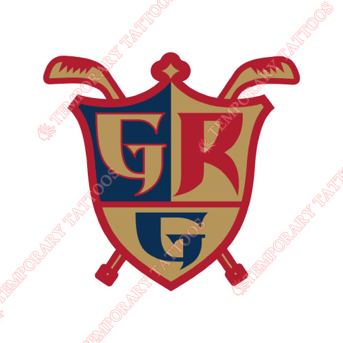 Grand Rapids Griffins Customize Temporary Tattoos Stickers NO.9005